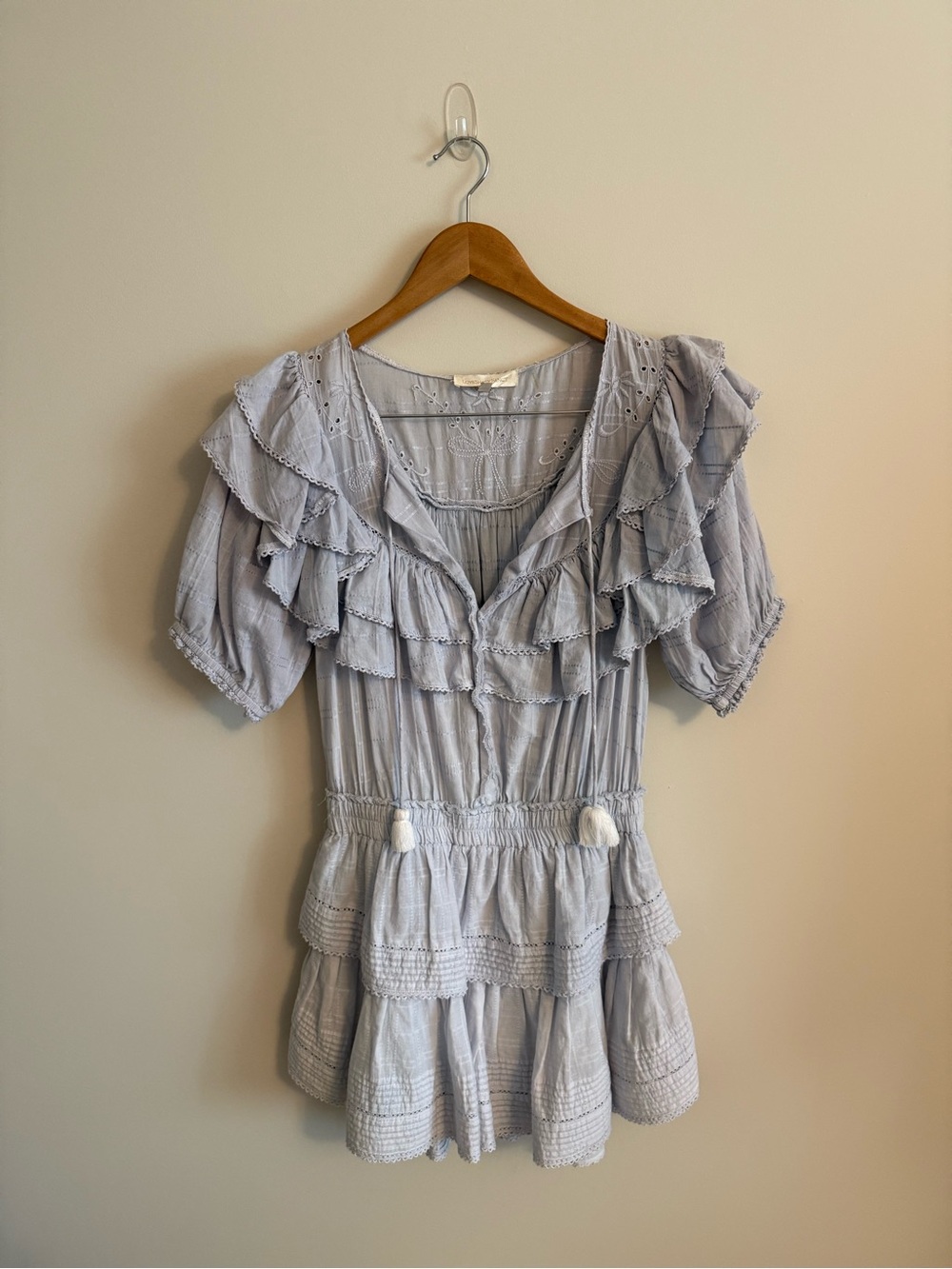 LOVESHACK FANCY LIV RUFFLE HERITAGE DRESS - Picture 2 of 8